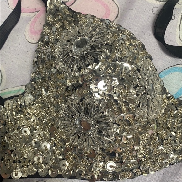 Lightly worn glitter bra - Picture 2 of 7